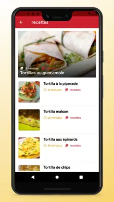 French Cuisine Recipes and Food android App screenshot 2